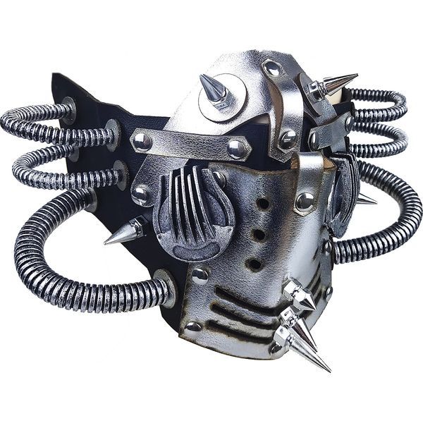 Gothic Steampunk leather mask