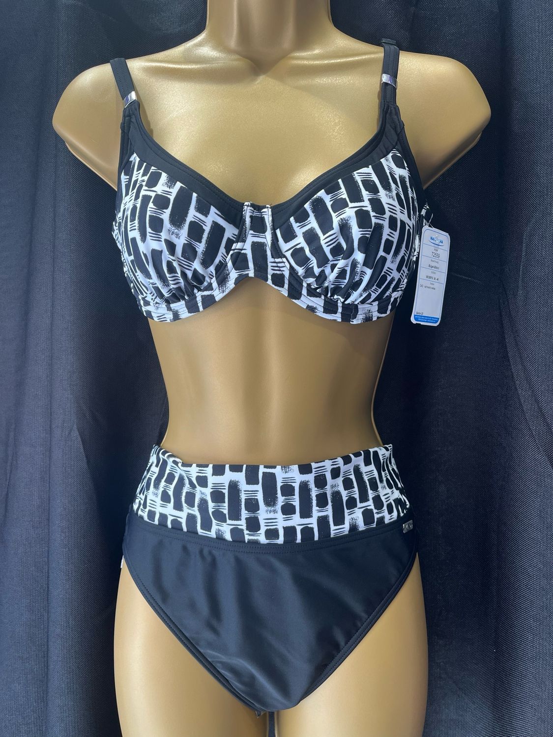Black and white bikini Naturana