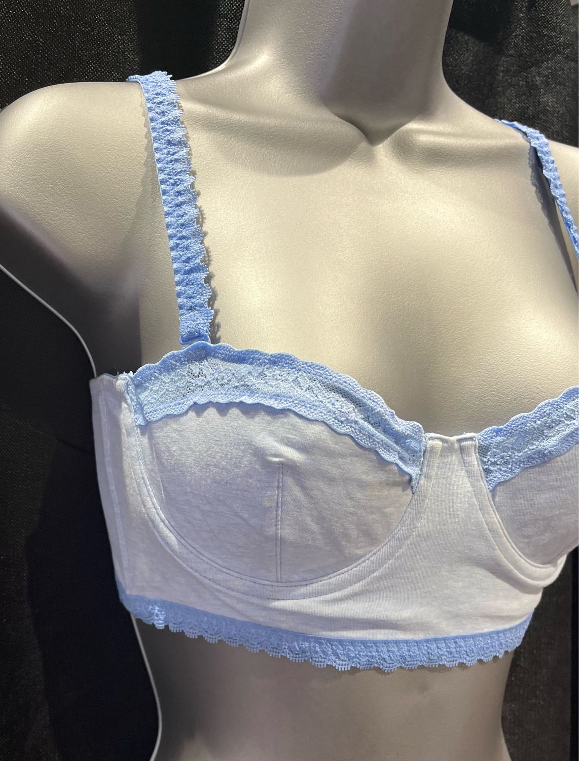 Strapless Blue bra