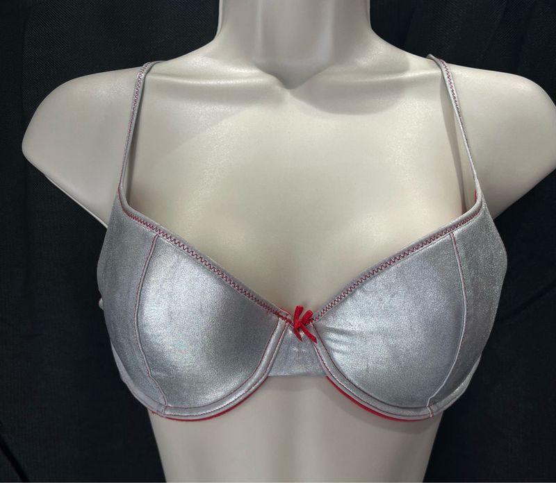 Unique Silver Bra