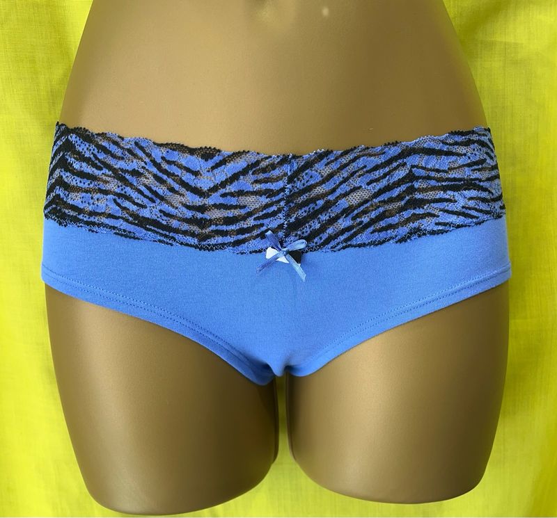 Rebranded Zebra Knickers With Lace