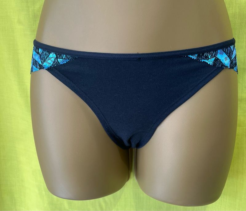 Rebranded Knickers With Blue Lace