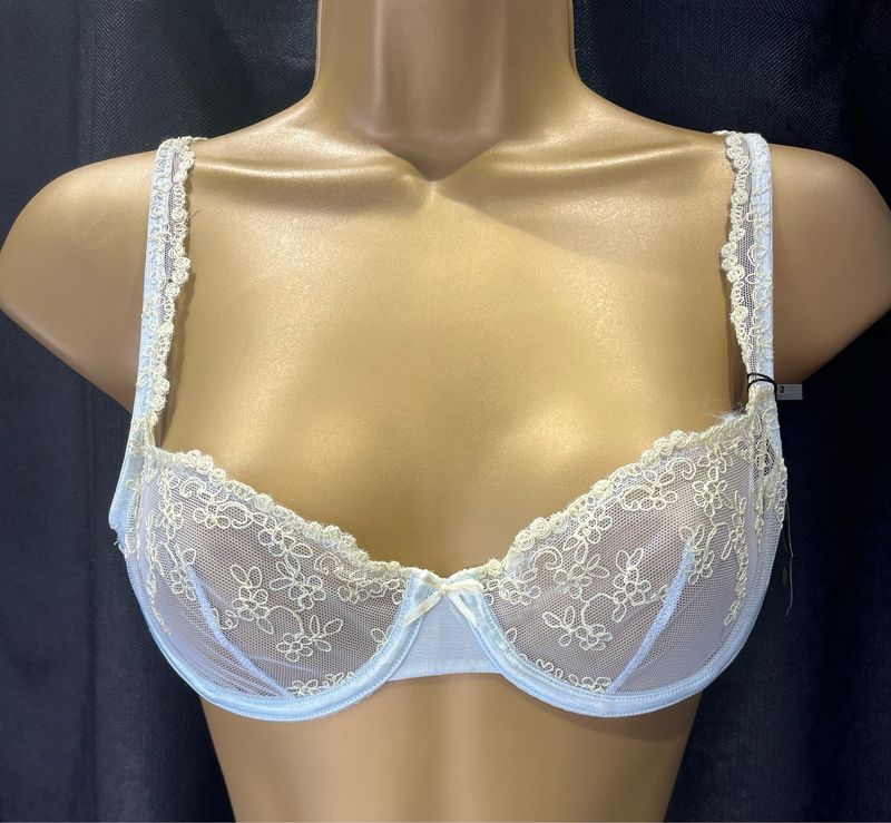 Sexy Lace Bra Sky Blue