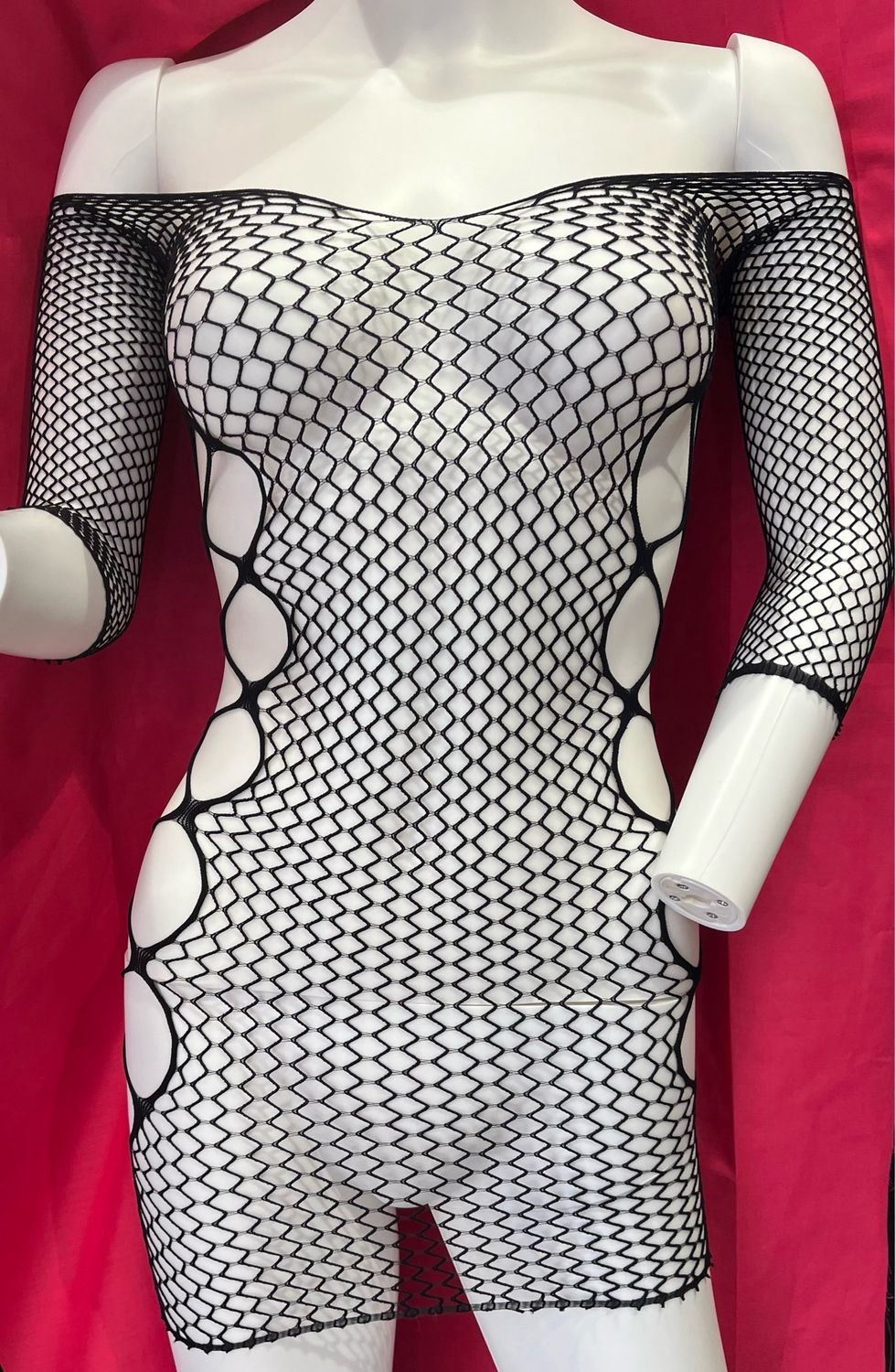 Black Fishnet Dress