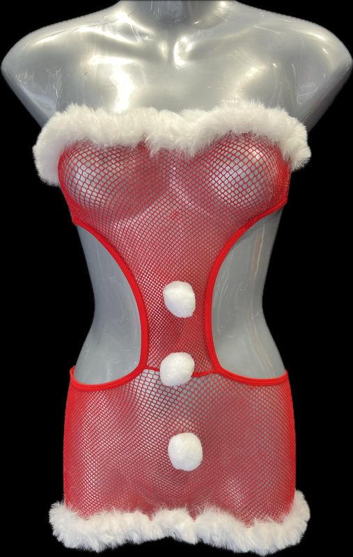 Fishnet Christmas Costume