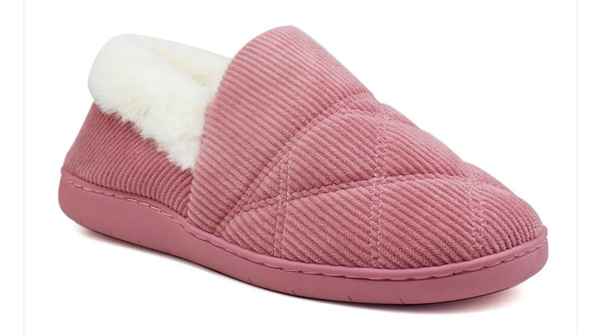 Slip On Faux Fur Women Slippers