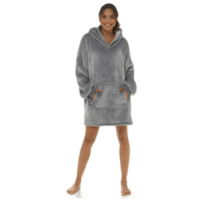 Unisex Silver Hoodie Blanket