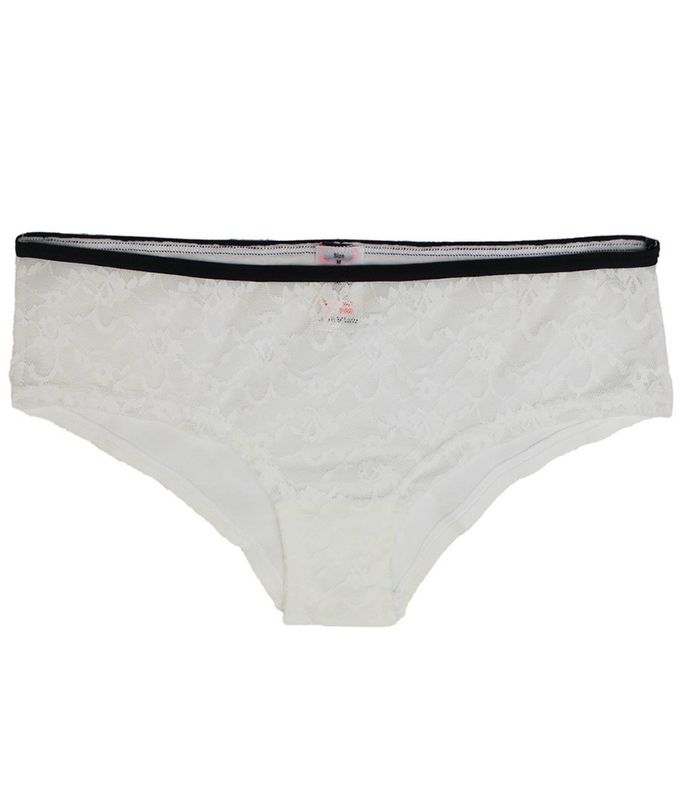 Rebranded White Front Lace Knickers