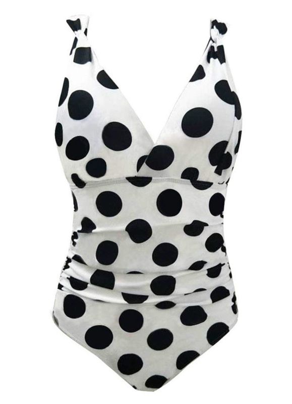 White One Piece Swimwear