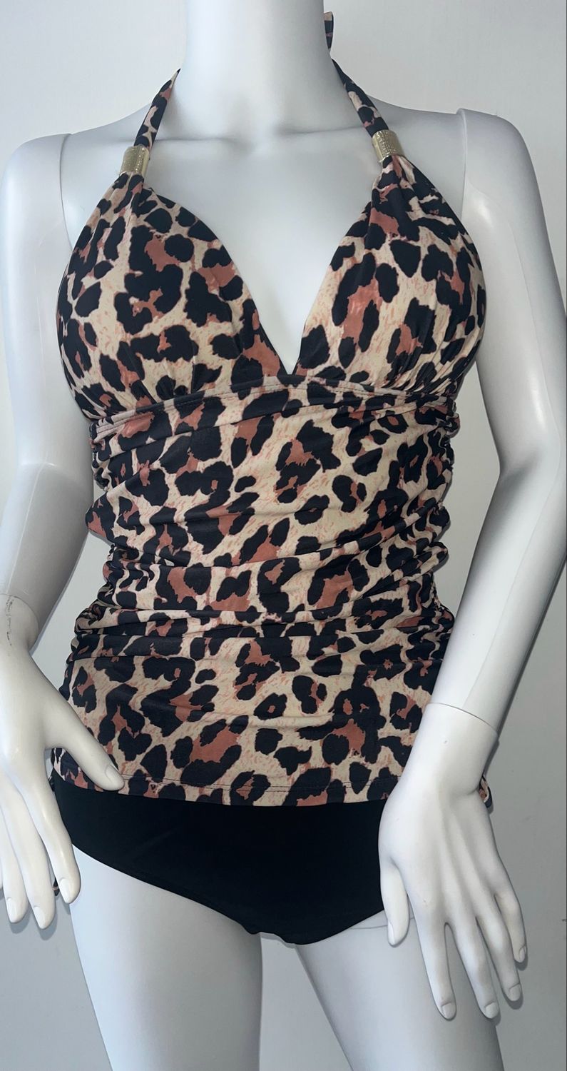 Leopard Print Tankini