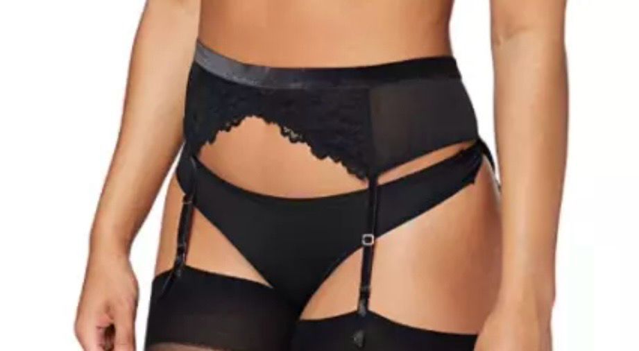 Black Suspender Belt
