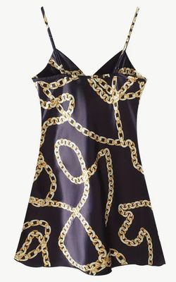 Classy Black Satin Nightie