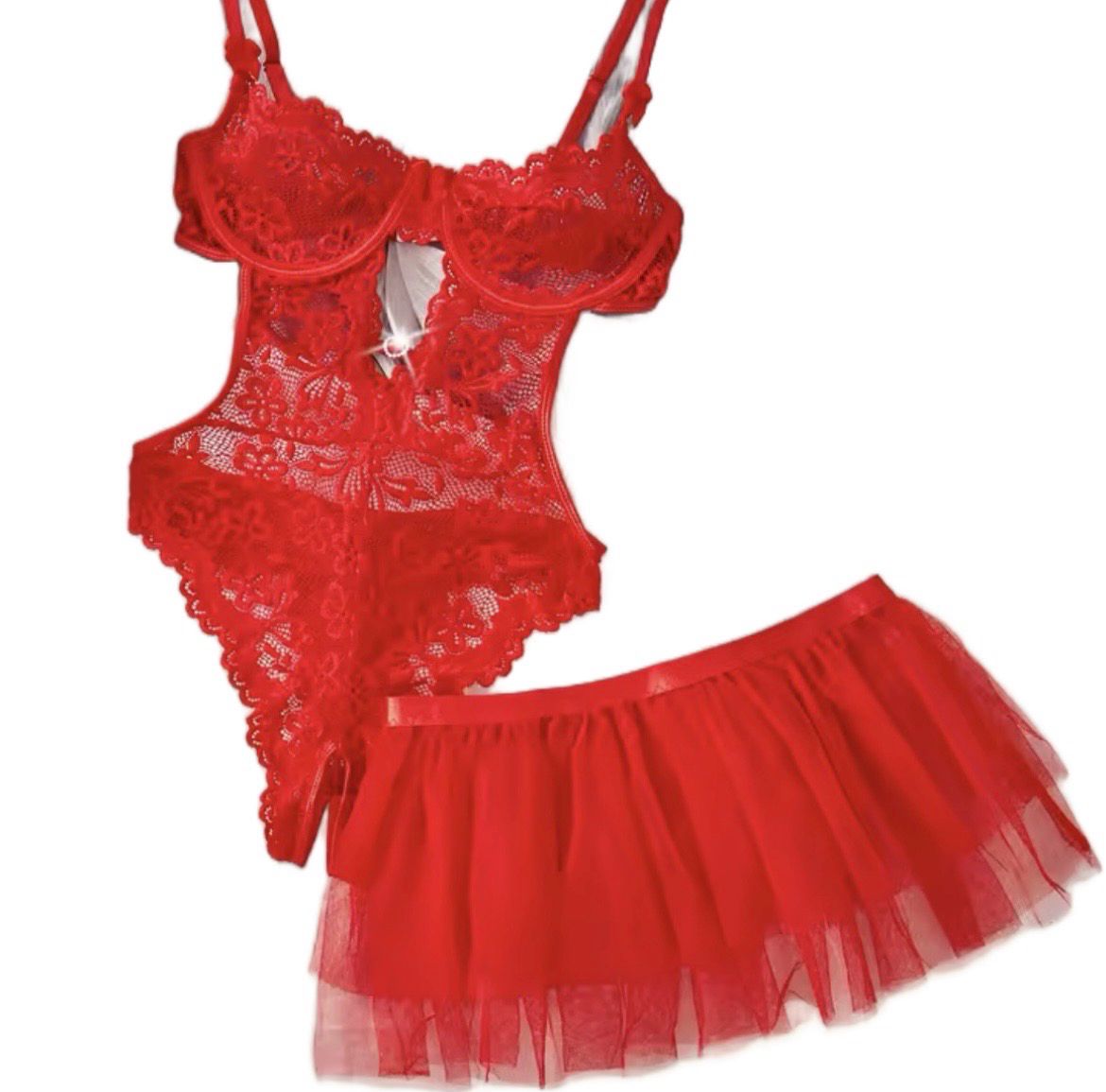 Sexy Red Set Tutu