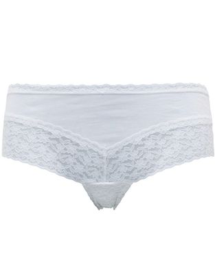 White Brazilian Laced Knickers