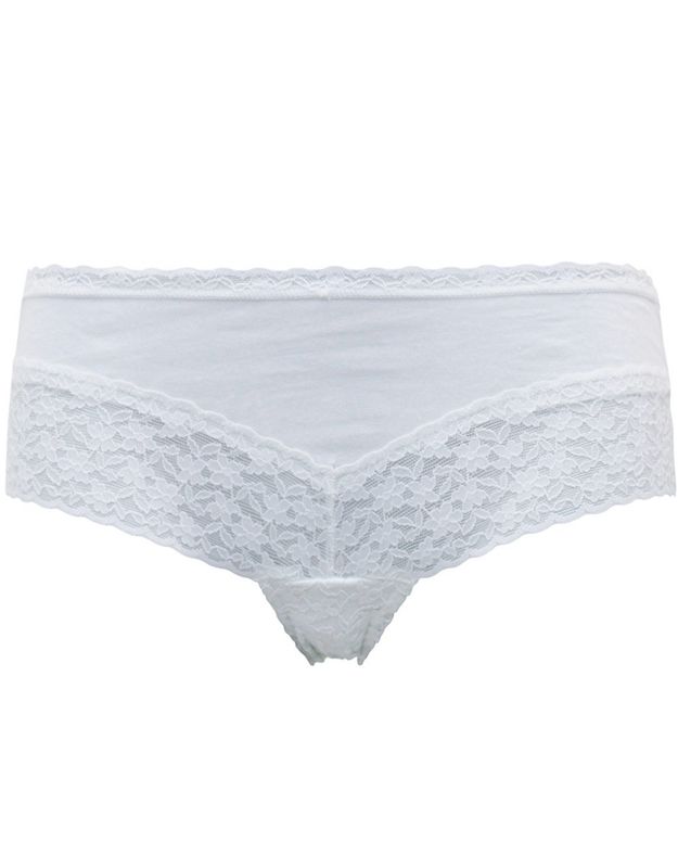 White Brazilian Laced Knickers