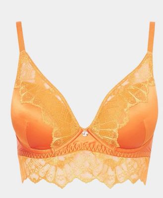 Ochre Rebranded Padded Lace Bra
