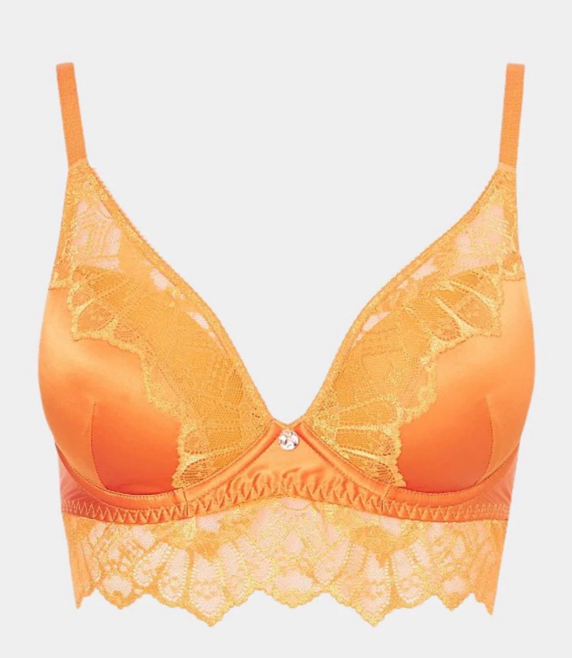 Ochre Rebranded Padded Lace Bra
