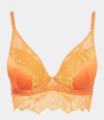 Ochre Rebranded Padded Lace Bra