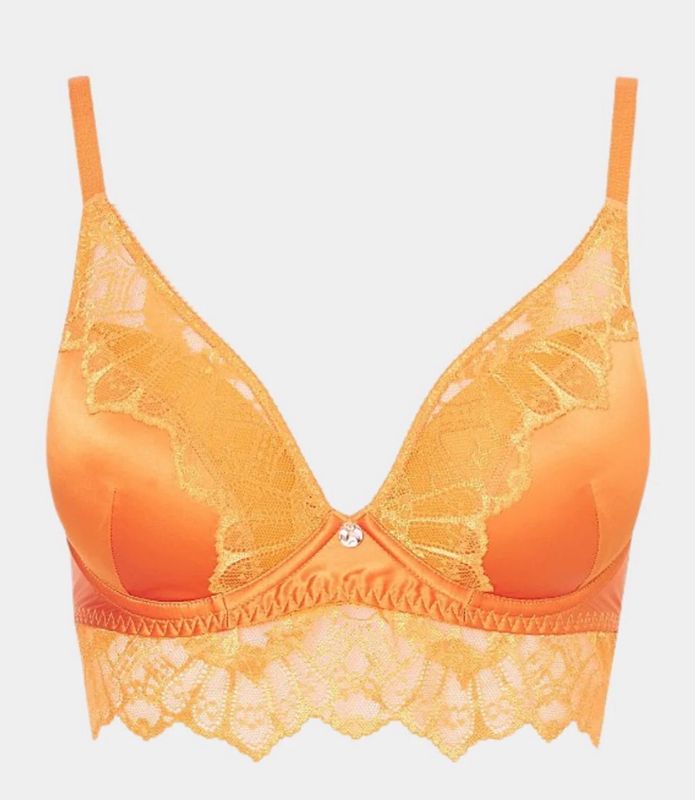 Ochre Rebranded Padded Lace Bra
