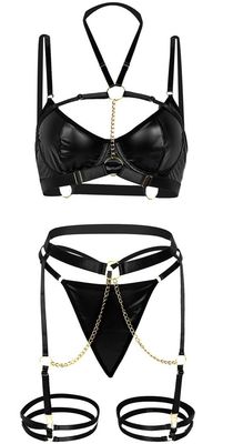 Sexy Black 5 Pieces Set