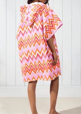 Rebranded Poncho Towel Cover Up Pink