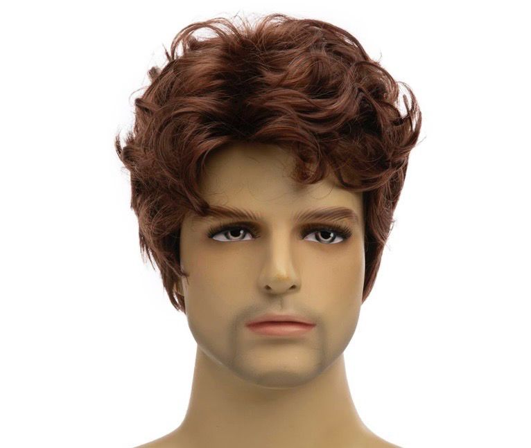 Short Curly Brown Wig