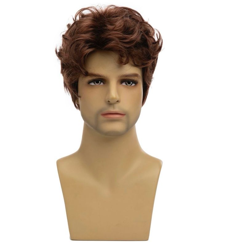 Short Curly Brown Wig