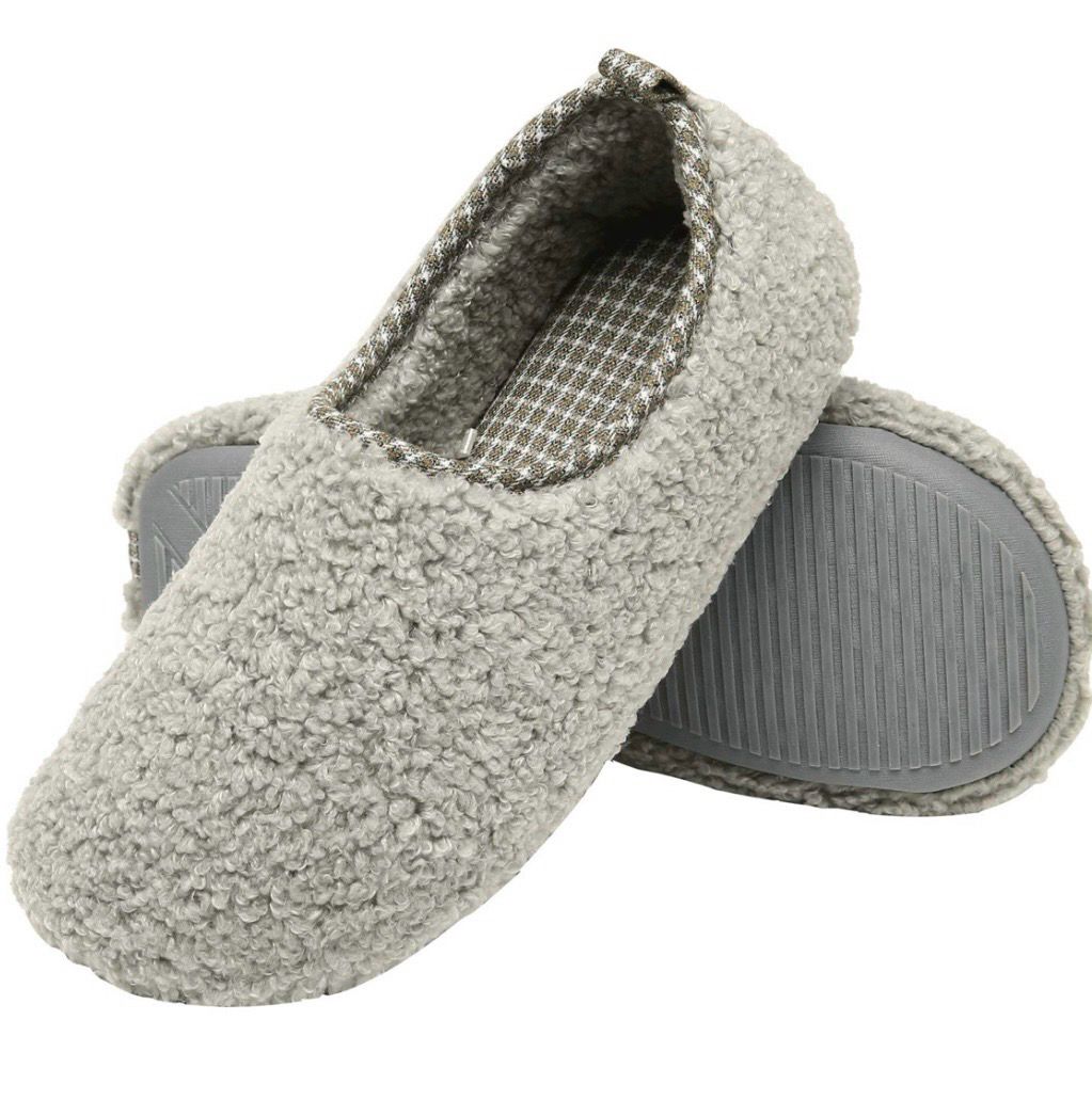 Warm Memory Foam Pull On Slippers