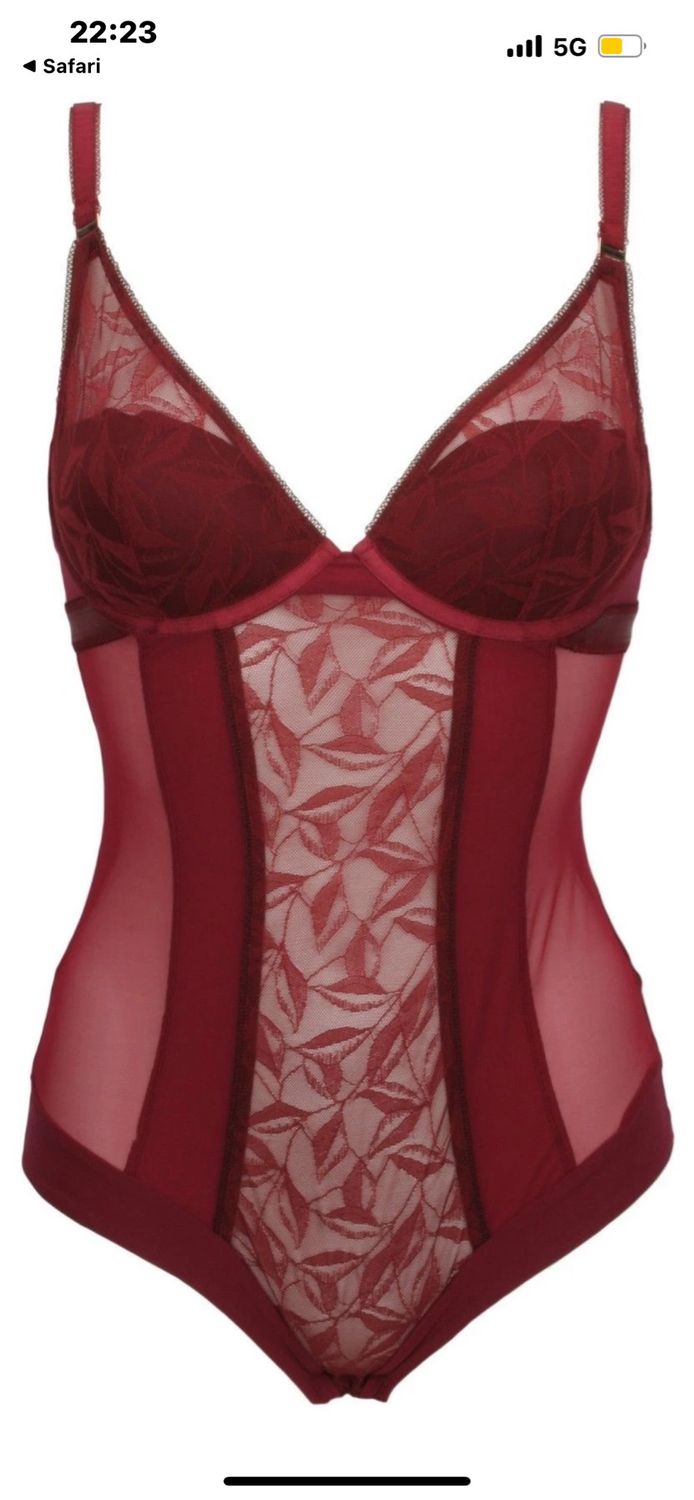 Burgundy Rebranded Bodysuit