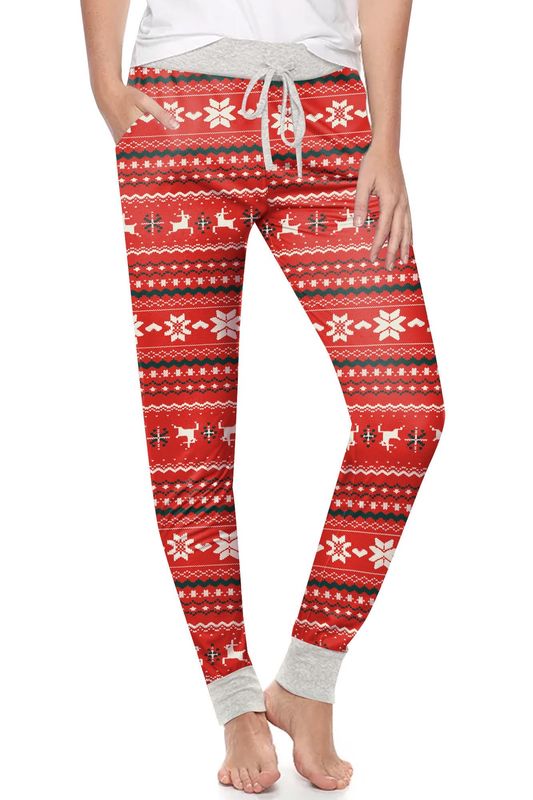 Festive Pyjama Bottoms Red