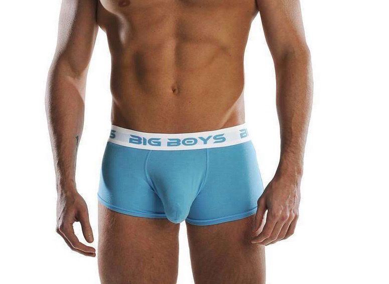 Big Boys Boxer Shorts Low Rise Cyan