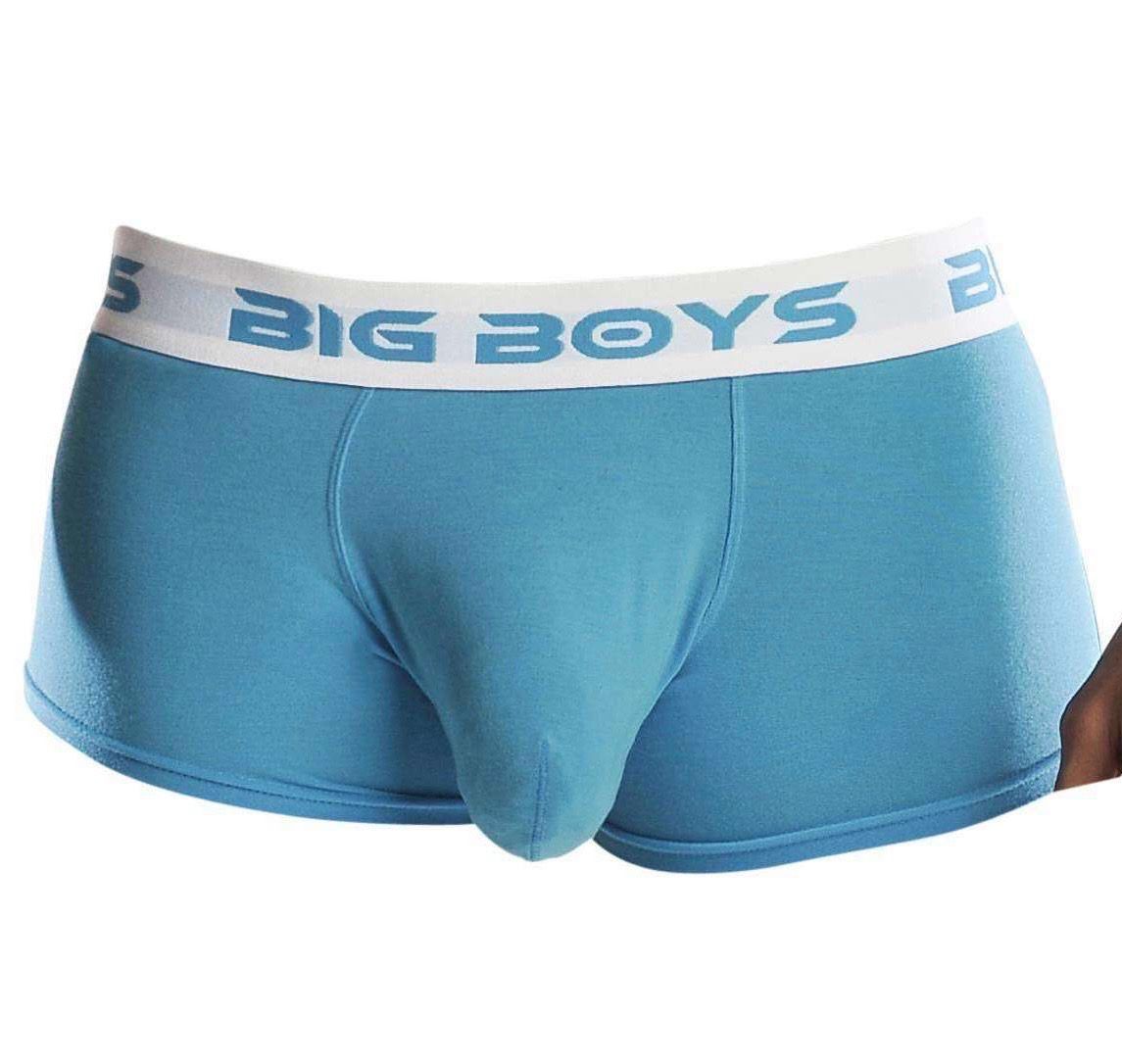 Big Boys Boxer Shorts Low Rise Cyan