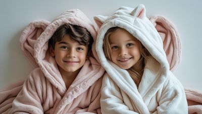 Dressing gowns and hoodie blankets