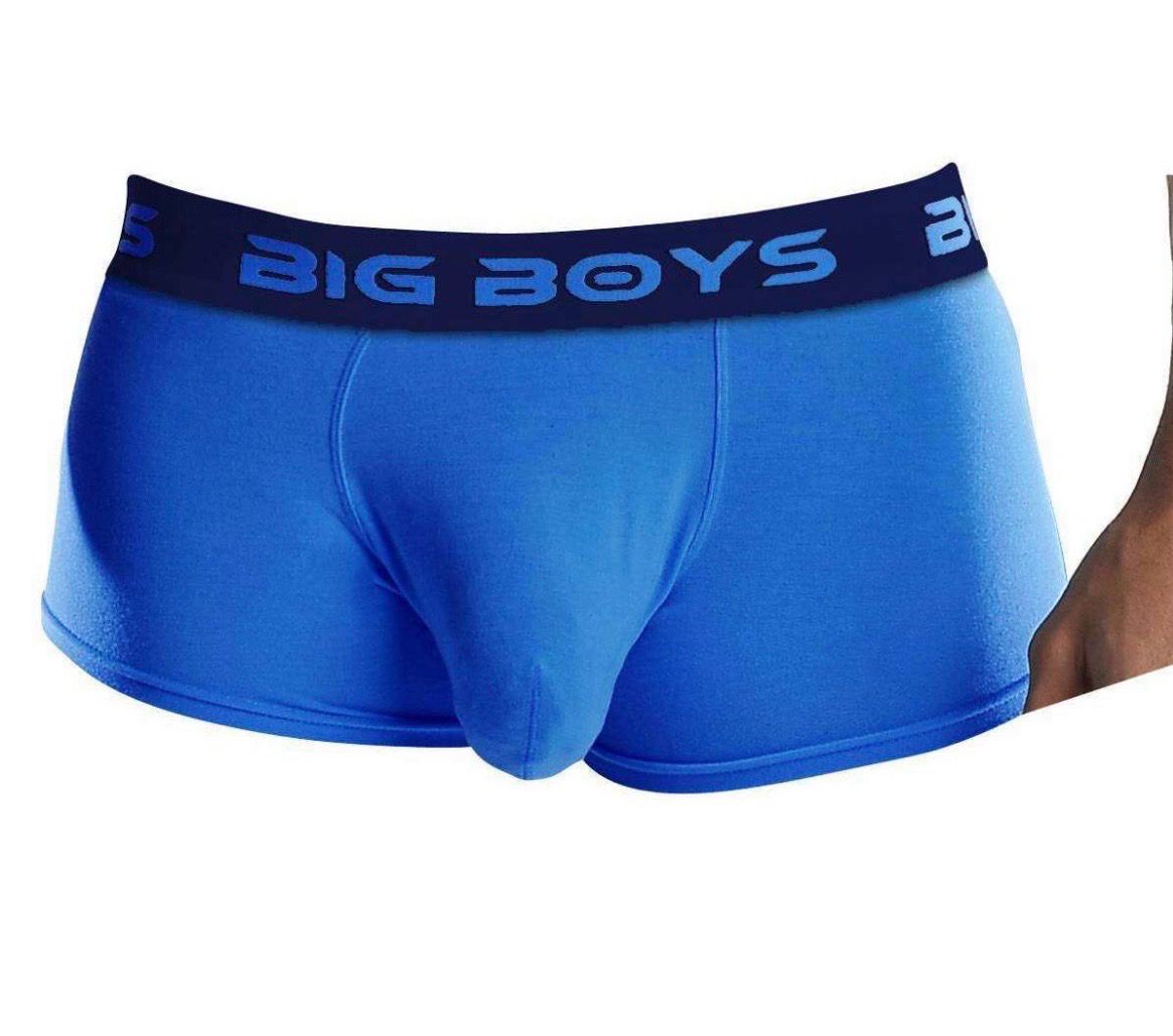 Big Boys Boxer Shorts Low Rise Royal Blue