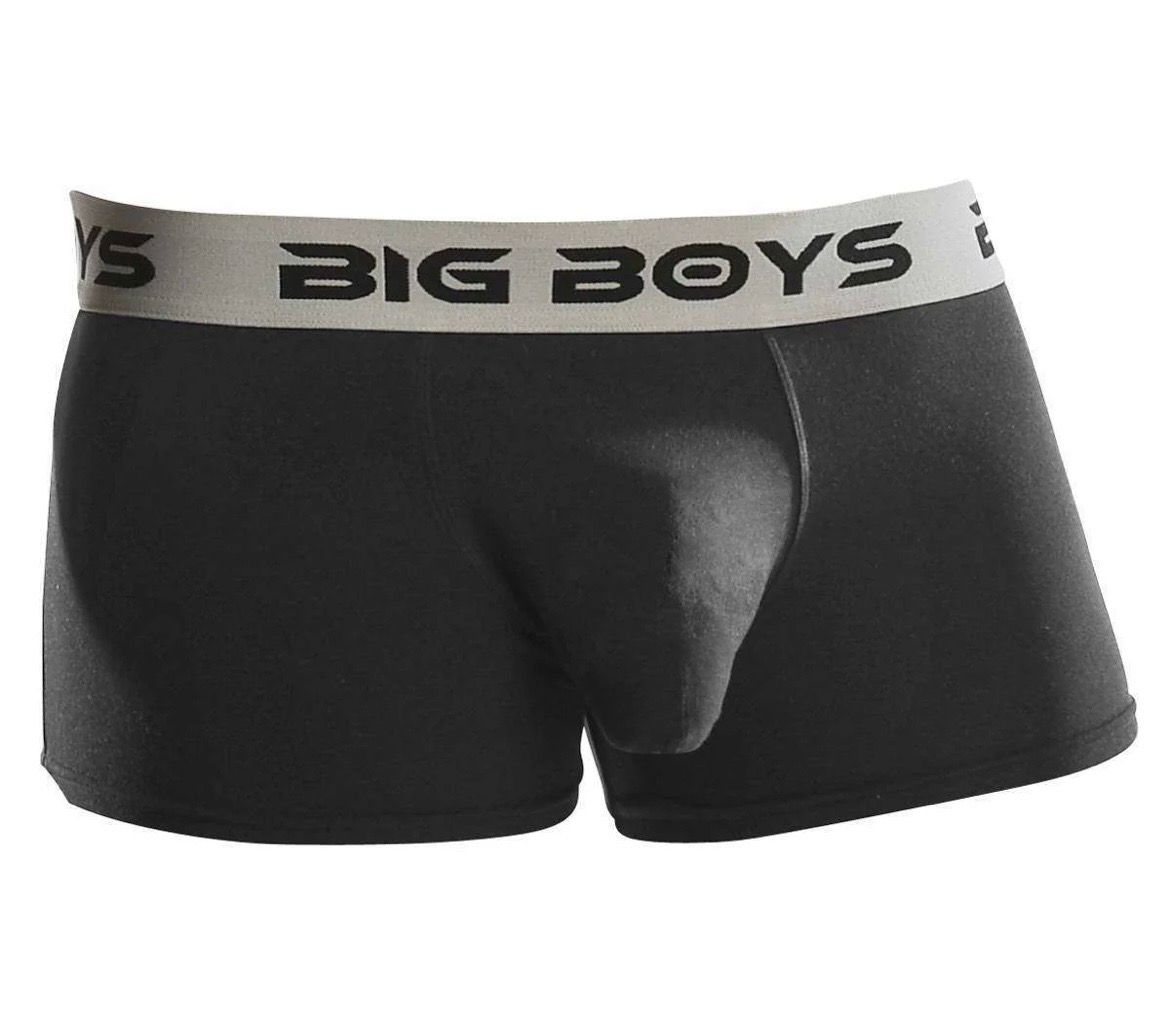 Big Boys Boxer Shorts Low Rise Black