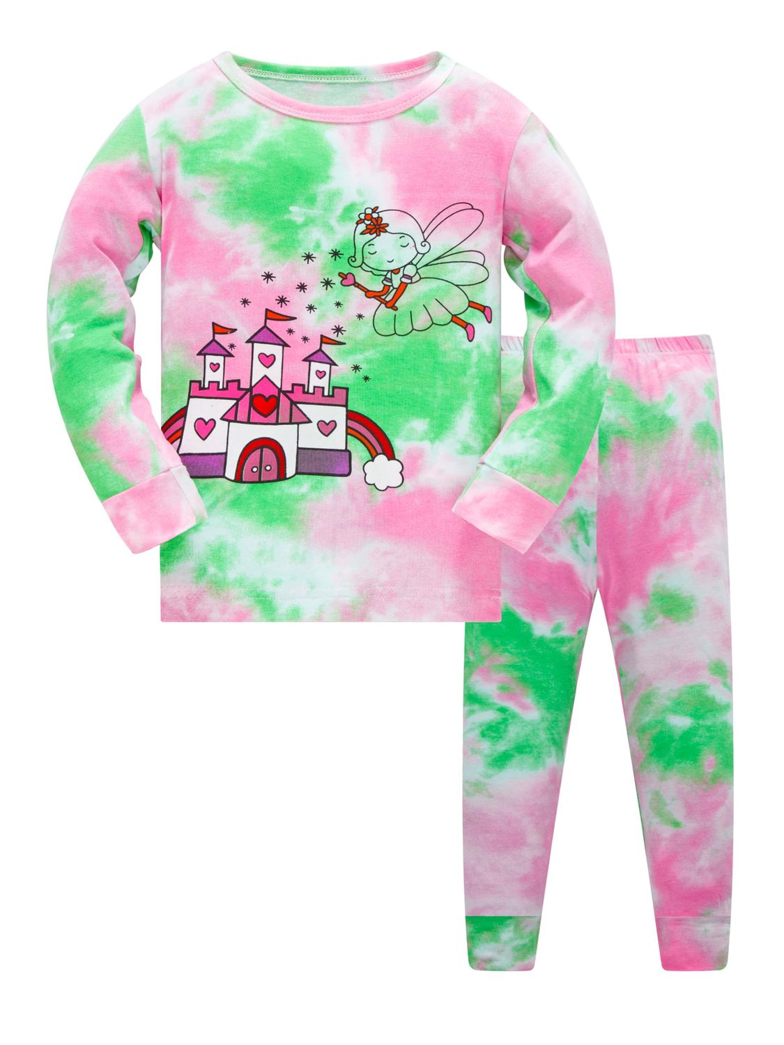 Soft Cotton Fairy Pyjamas Set - Girls