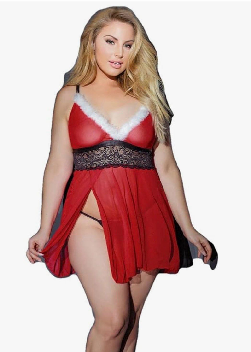 Sexy Festive Night Set Plus Size