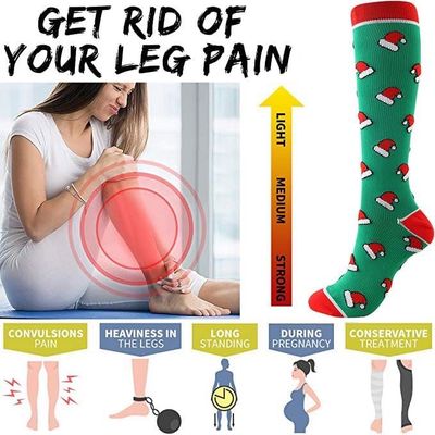 Festive Compression Long Socks