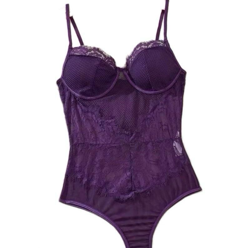 Purple Laced Bodysuit