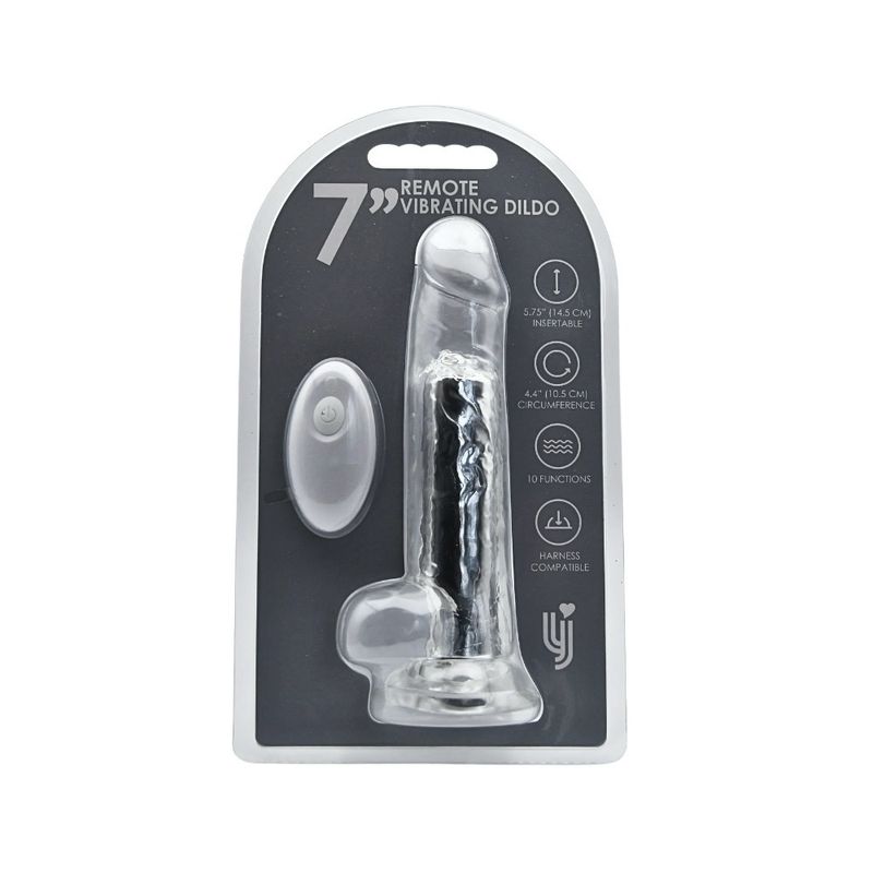 Loving Joy 7 Inch Remote Vibrating Dildo