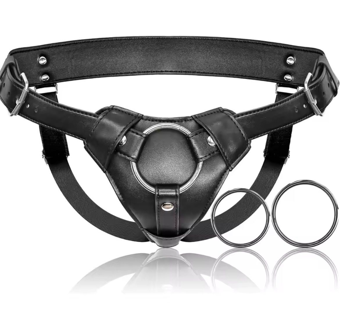 Leather Dildo Harness