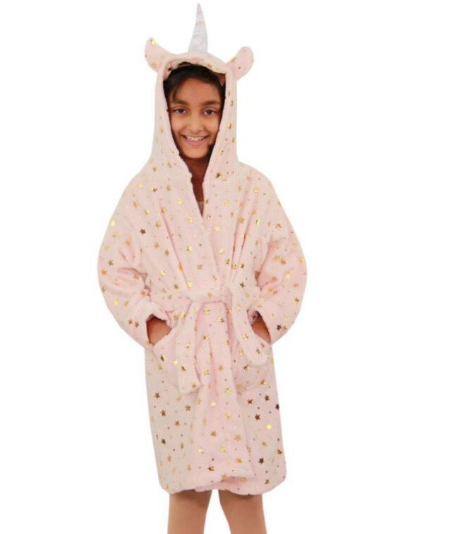 Pink Unicorn Dressing Gown