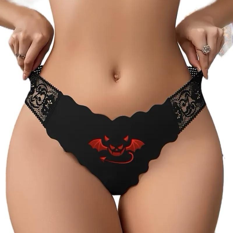 Little Devil Black Knickers