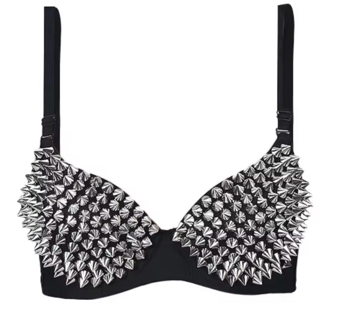 Sexy Spike Studs Bra