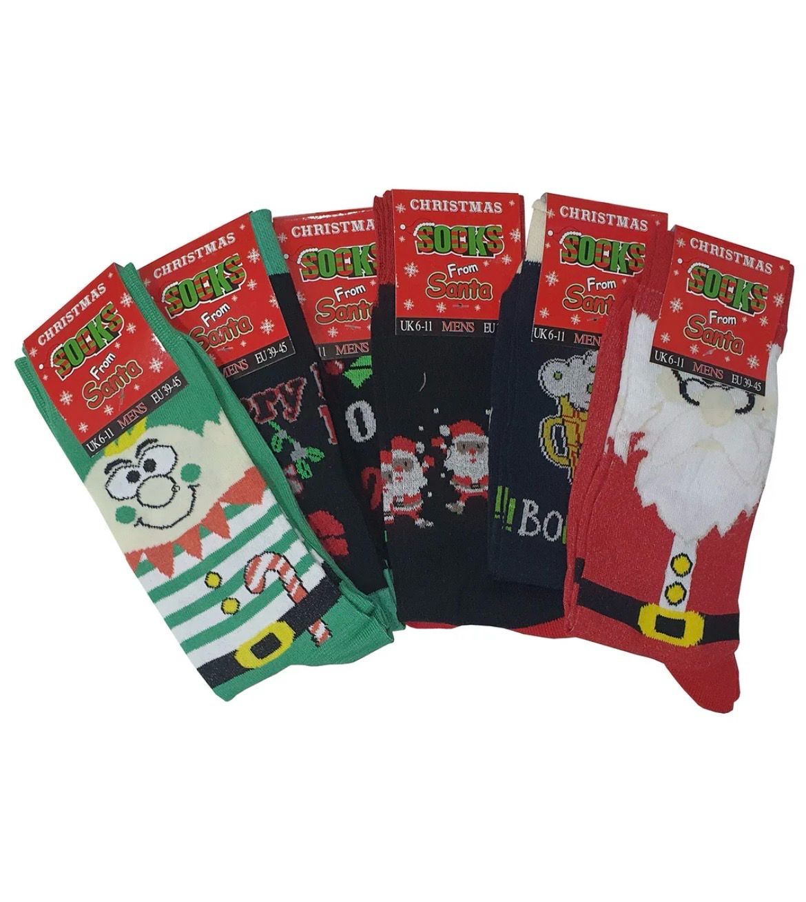 Man Novelty Christmas Socks