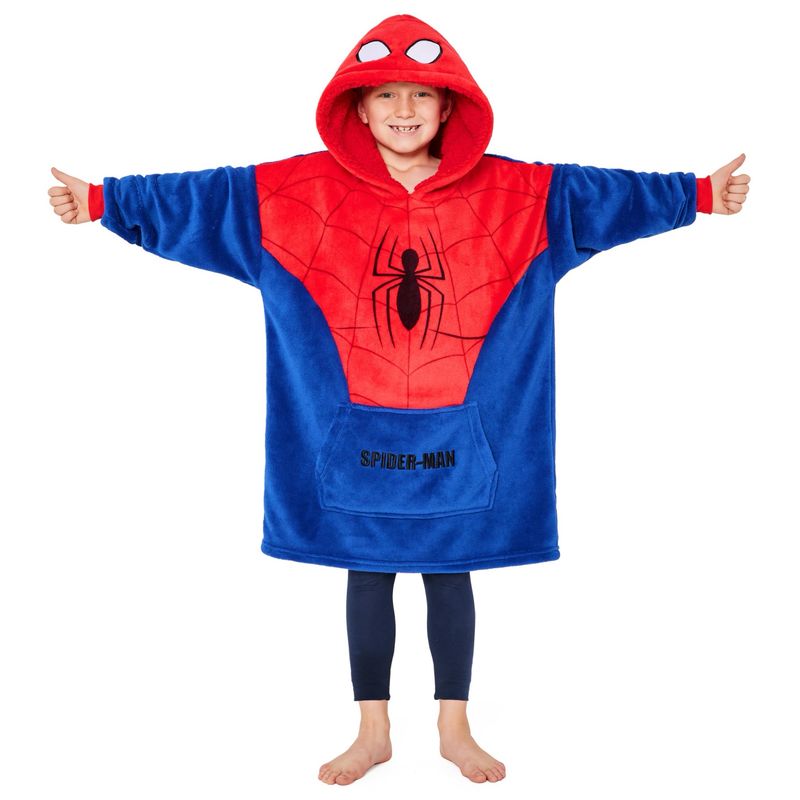 Kids Spiderman Hoodie Blanket