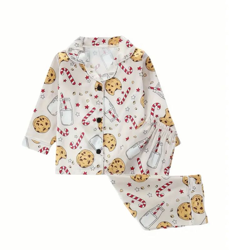 Satin Festive Pyjamas Children