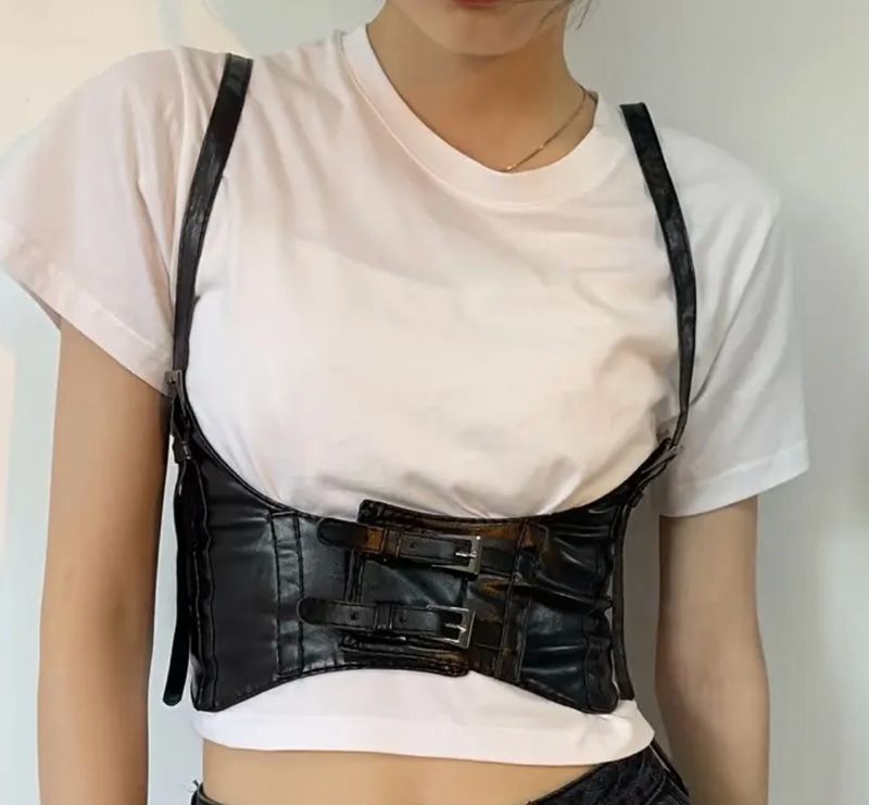 Corset Belt With Suspenders