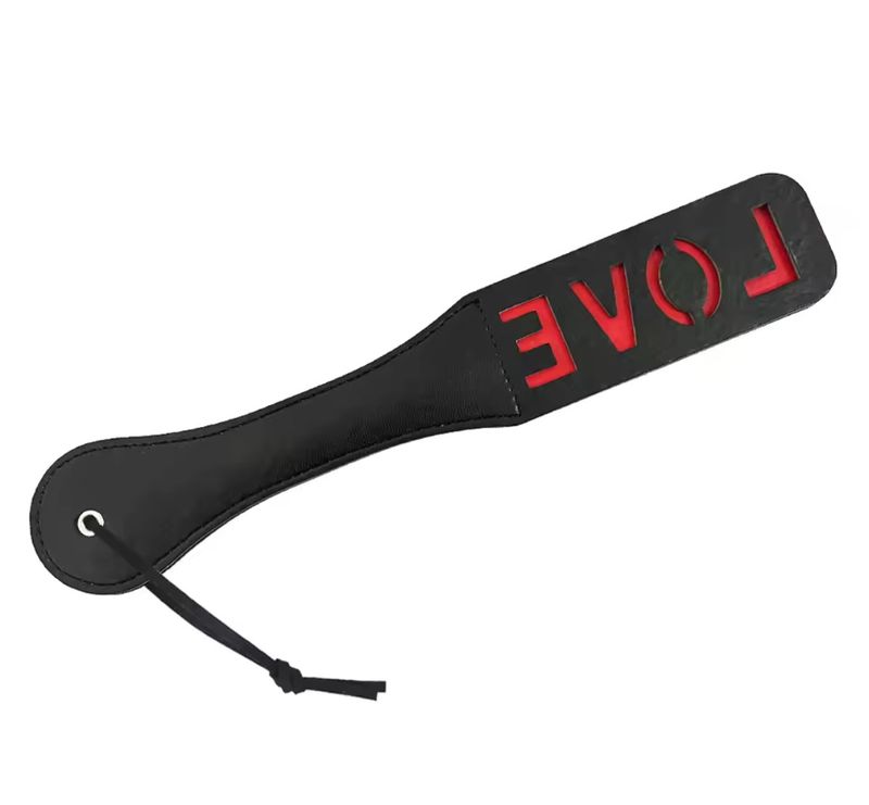PU Leather Love Paddle Whip