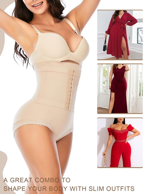 Shapewear With Waist Belt Tummy Control